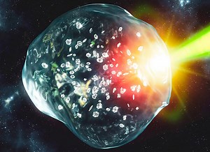 SLAC Researchers Discover That Massive Icy Planets Could Have Diamond Rain