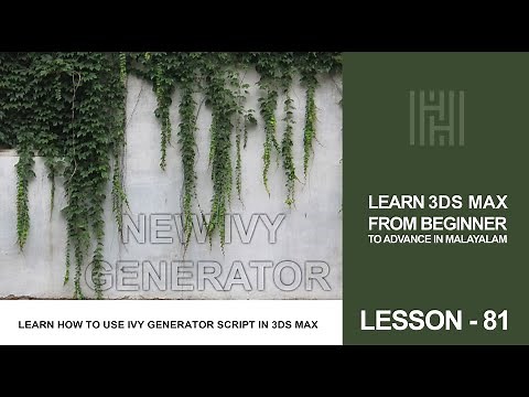 3Ds Max Tutorial Lesson 81 / Learn How To Use Ivy Generator Script In 3Ds Max