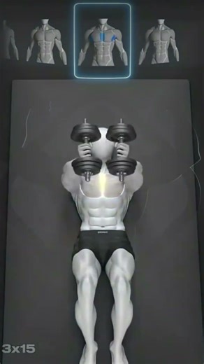 🔥 Ultimate Chest Build 💪 Dumbbell Training Guide | Bigger Chest Fast 🏋️‍♂️ #shortsfeed