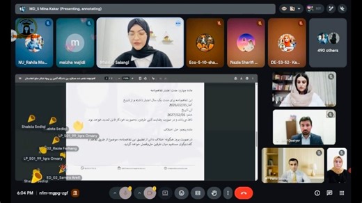 Report on the Signing of the Memorandum of Understanding between Woman Online University and the Afghanistan Peacebuilding Initiative Date: 21/11/1404 On 10 February 2026, a Memorandum of Understanding (MoU) was signed between Woman Online University and the Afghanistan Peacebuilding Initiative. The event was attended by members of the University’s leadership team, representatives of the Afghanistan Peacebuilding Initiative, faculty deans, department heads, professors, administrative staff, and 