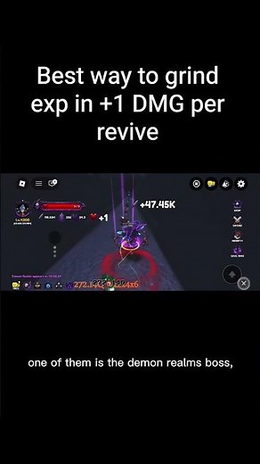 best way to grind exp in +1 DMG per revive