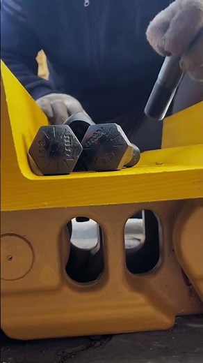 Mine chain rail assembly process- Good tools and machinery make work easy