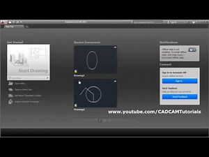 AutoCAD 2015 User Interface Tutorial