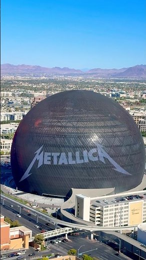 The Las Vegas Sphere Just Went FULL METALLICA!