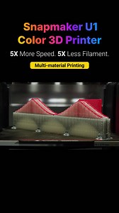  Lowest price with $30 deposit: $679  Kickstarter Early Bird: $749 ❌ MSRP: $999 里 Mix Flexibles & Rigid. Zero Hassle. Print with both TPU and PLA in a single job. No purge. No manual switching. Just clean transitions and stronger parts.  Be among the first to experience the next-gen 3D printer. | Snapmaker | Facebook