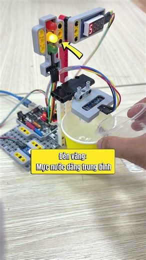 STEM ARDUINO MINI PROJECT 3 | Water Level Monitoring and Alert System #arduino #stemlearning #diy