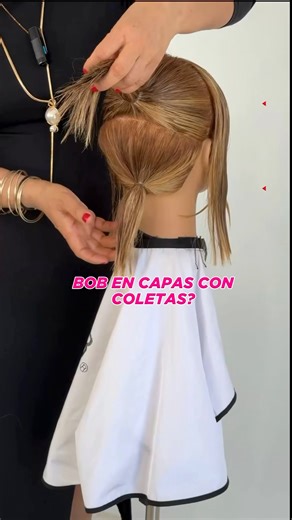 Aprende hacer el corte Bob con coletas fácil y rápido. | BETTY LAZCANO Beauty Center