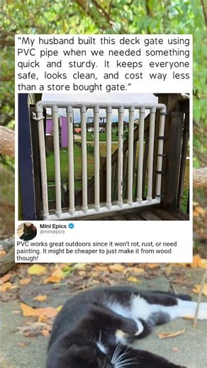 Simple PVC Deck Gate