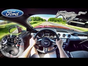 Ford Mustang EcoBoost AUTOBAHN POV Acceleration & TOP SPEED by AutoTopNL
