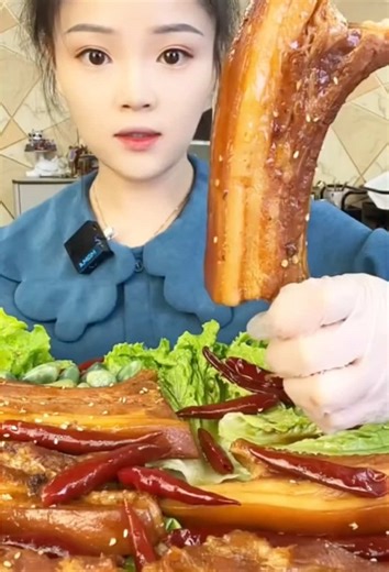 Delicious Braised Pork Belly Mukbang Experience