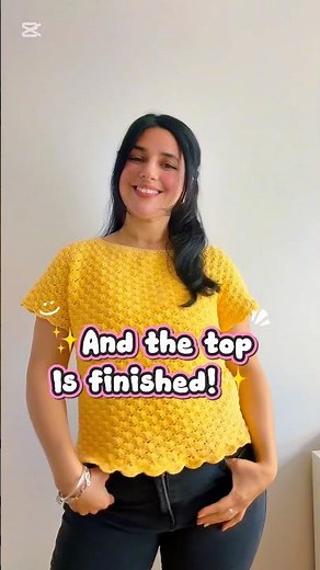 Crochet Shell stitch Summer Too- Learn to crochet an easy summer top☀️