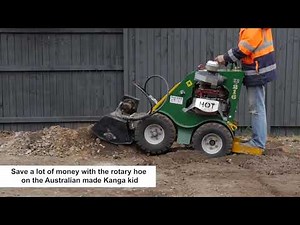 Save a lot of money with the rotary hoe on the Australian made kanga kid