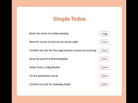 CODING PRACTICE 9 | DEBUGGING SIMPLE TODOS | REACT JS | CCBP 4.O | CCBP