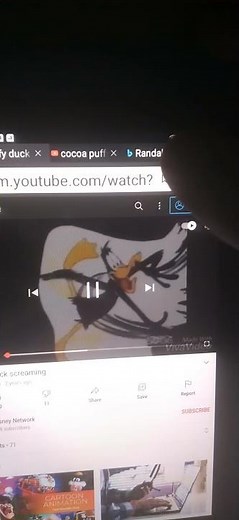 monsters inc celia gets mad at daffy duck and porky pig scream