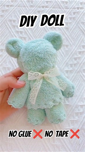 hanky to amazing doll 😍🔥 #diy #cute #craft #doll