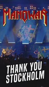 Thank you, Stockholm💪 You were incredible! | MANOWAR