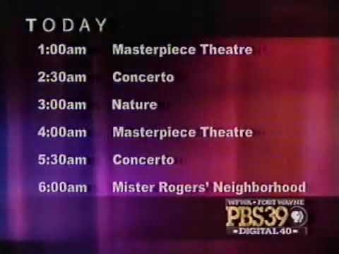 PBS Schedule Bumper (2005 WFWA-TV)