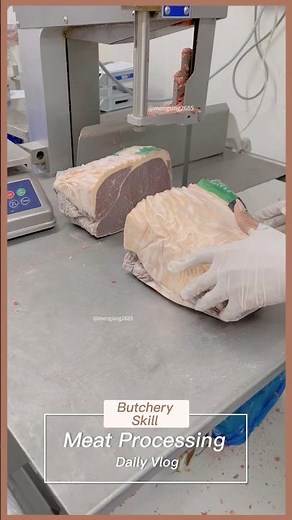 Meat Cutting Skill | NZ Beef Topside #NZBeef #BeefTopside #ButcherySkill #MeatProcessing #ButcherLif