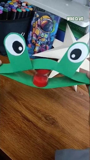DIY Talking Frog Puppet| How to make paper frog| Paper craft Ideas