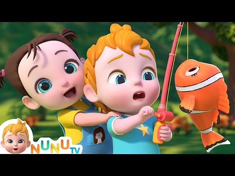 12345 Once I Caught a Fish Alive 🐟 Learn Numbers 1-10 with Baby NuNu