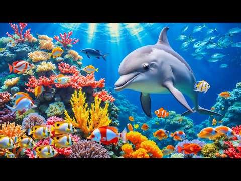 Relaxing Piano Music for Sleep & Relaxation 🐬 Calm Coral Reef & Underwater Ambience for Inner Peace