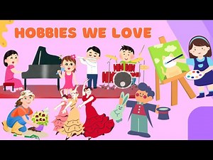 Fun Hobbies Song! What Do People Love to Do? 🎶🌟Playful Song for Kids