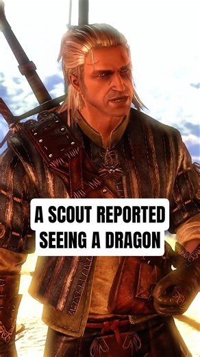 A Scout Reported Seeing A Dragon - The Witcher 2