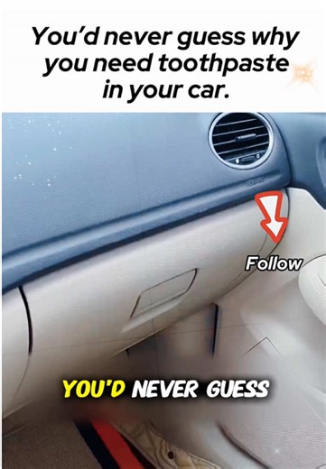 You'd never guess why you need toothpaste in your car.#cartrivia #tiktok #cartips