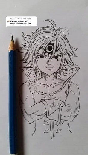 Cómo dibujar a Meliodas: Tutorial paso a paso