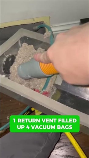 1 Return Vent = 4 Vacuum Bags 🤯
