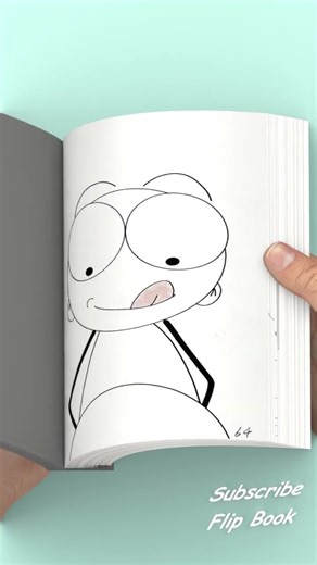 shaving there for the first time! 😂INSANE Flipbook #Flipbook #Creativity