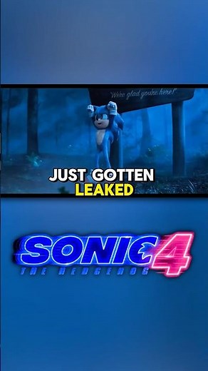 SONIC MOVIE 4 TRAILER LEAKED?! 😳