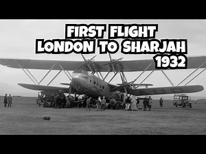 First Flight from London to Sharjah 1932, Handley Page HP42 Aircraft