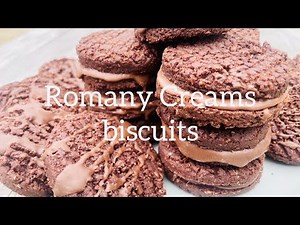 Romany Creams Biscuits | full of chocolate Flavor | Perfect Tea Biscuits | bake with me