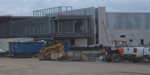 Construction crews are making progress on the Decatur recreation center