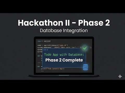Hackathon II – Phase 2 Submission | AI-Driven Python Todo Console App