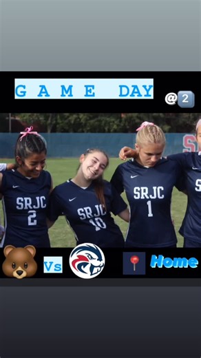SRJC Women’s Soccer Team on Instagram: "Game Day ⚽️🐻 Round 2 of conference tourney Bearcubs will take on the Beavers today at 2 at Our HOME field‼️ Hope to see you out there 💙⚽️"