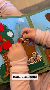 Montessori-inspired books by @myfirstbook.us offers so many opportunities for littles to play and learn! Each page is super engaging and helps them practice their fine motor skills and hand-eye coordination. I also love that many of the pieces, like the animals and vegetables, are removable so littles can tap into imaginative play 🙌🏼 The book is crafted impeccably and even comes with a backpack, making it perfect for on-the-go entertainment! #toddlers #preschoolers #educational #learning | Myf