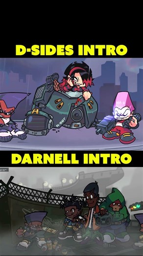 Darnell Meets Darnell VS D-Sides Version 😱 [FNF]