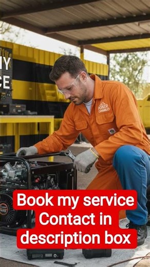 portable generator service, gasoline engine, water pump, service and advisory service