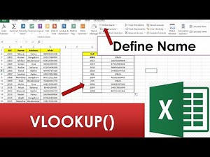 VLOOKUP with Defined Names in Excel | Easy & Efficient Lookup Tips!