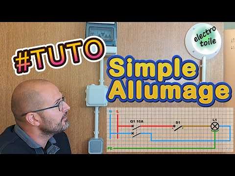 Comment câbler un Simple Allumage avec un interrupteur Plexo ? | Guide électricité pour débutants