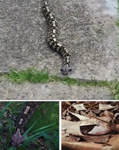 That morning in our yard, I saw something strange. At first, it looked like just a toy – too still, with an unusual pattern 🤔🤔 I even walked closer to take a better look. But suddenly… that """"toy"""" began to move slowly. 😱😱 My heart nearly stopped from fear. 😥 I quickly recorded a short video and ran away without a second thought. Later, once I was safe, I decided to find out what it was. I posted the video online, and when I learned the truth, I was horrified 😱 I’m just so glad nothing