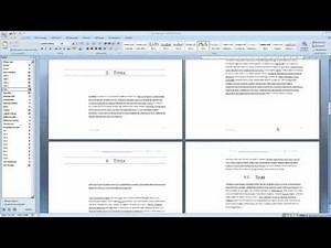 générer un sommaire automatique sous word