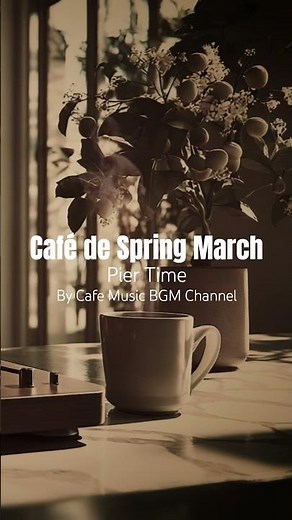 Smooth #Spring Jazz Ambience for #PeacefulMornings in a Cozy Cafe Surrounded by #BloomingFlowers