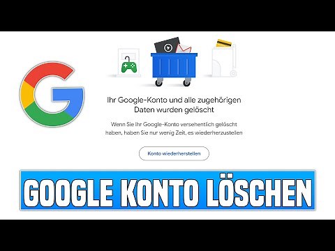 Google KONTO LÖSCHEN Tutorial (Deutsch) | Google, Gmail, YouTube Account löschen