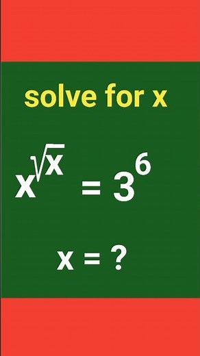 exponential problem Solving