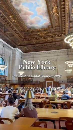 New York Public Library, Rose Main Reading Room | The Most Beautiful Library in NYC📚✨