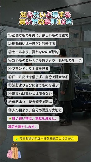 知らないと損する買い物の鉄則10選 #買い物 #買い物術 #賢い買い物 #節約 #節約術#お金の使い方
