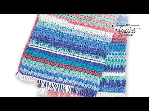 Crochet Sampler Blues Afghan: Section 3 | The Crochet Crowd